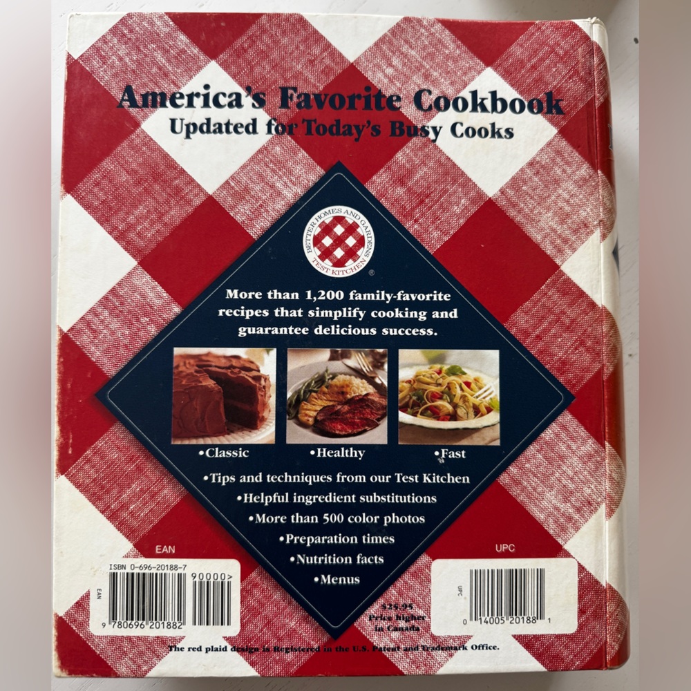 Better Homes & Gardens New CookBook 1996 Edition Hardcover Meredith VTG red - Picture 4 of 7